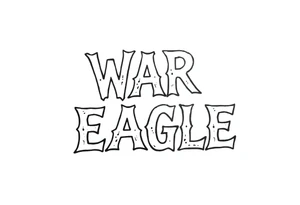 WAR EAGLE tattoo idea