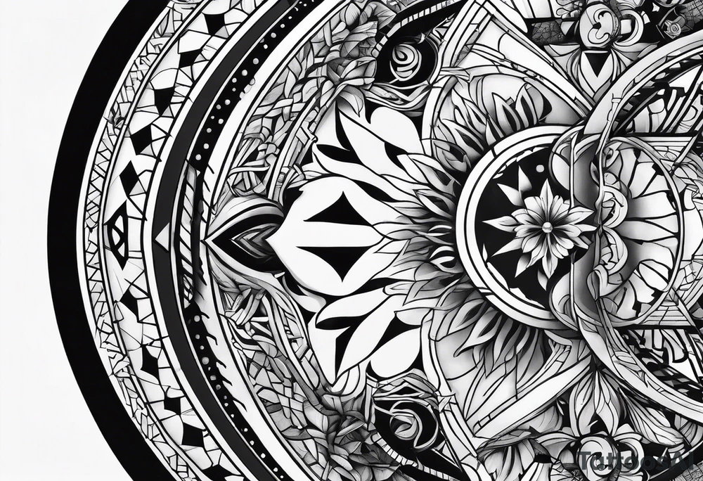 illusione ottica tattoo idea
