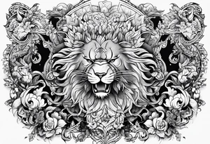 ok change characters with animals tattoo idea