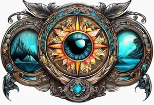 Portal to another world tattoo idea