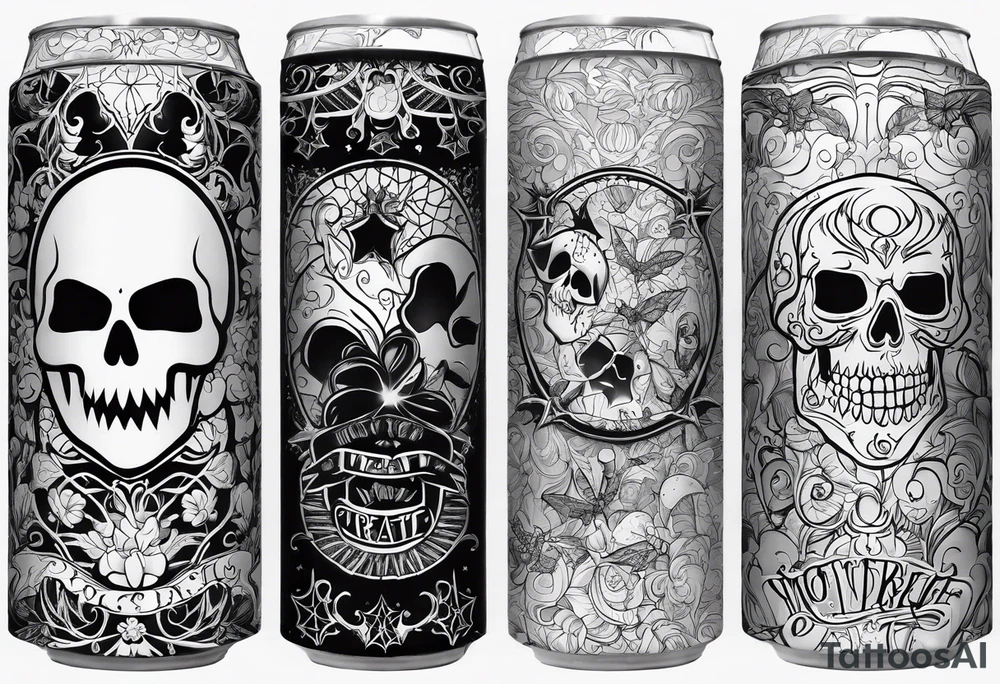 Trick or treat, 20 oz tumbler banner design, candy, minimalist tattoo idea