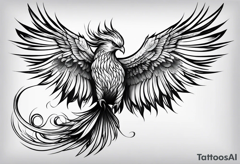 Phoenix tattoo idea