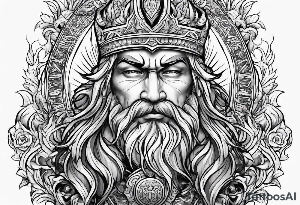 Valhalla funeral tattoo idea