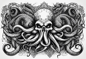 Chthulu forearm tattoo tattoo idea