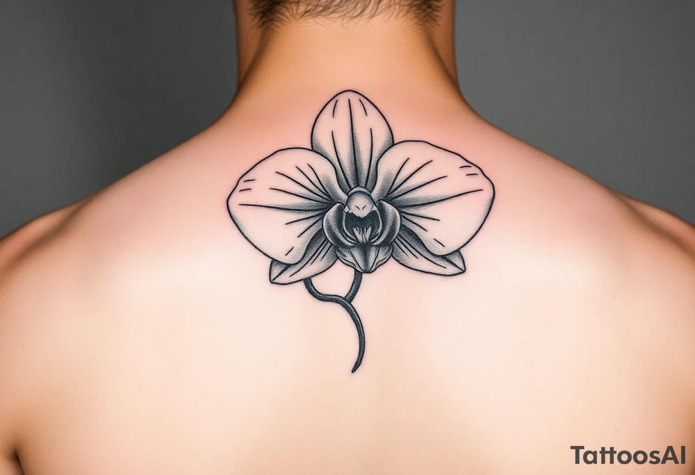 Orchid tattoo idea