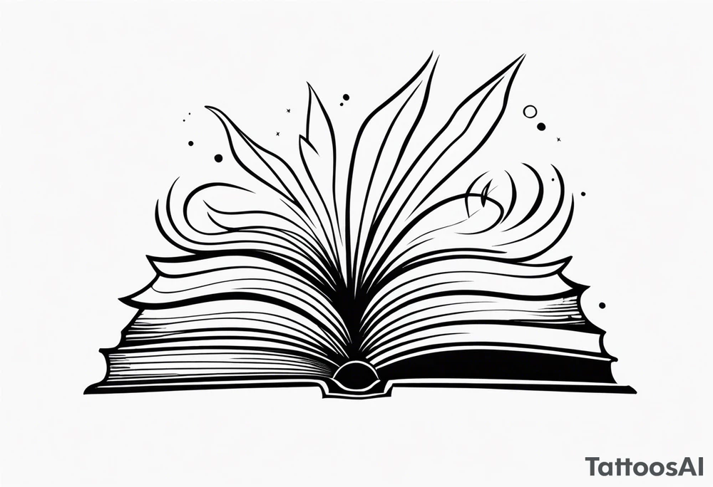 Books or Quill tattoo idea