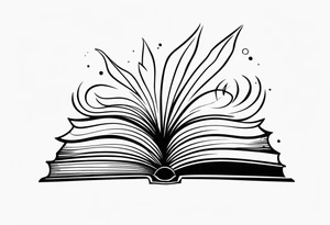 Books or Quill tattoo idea