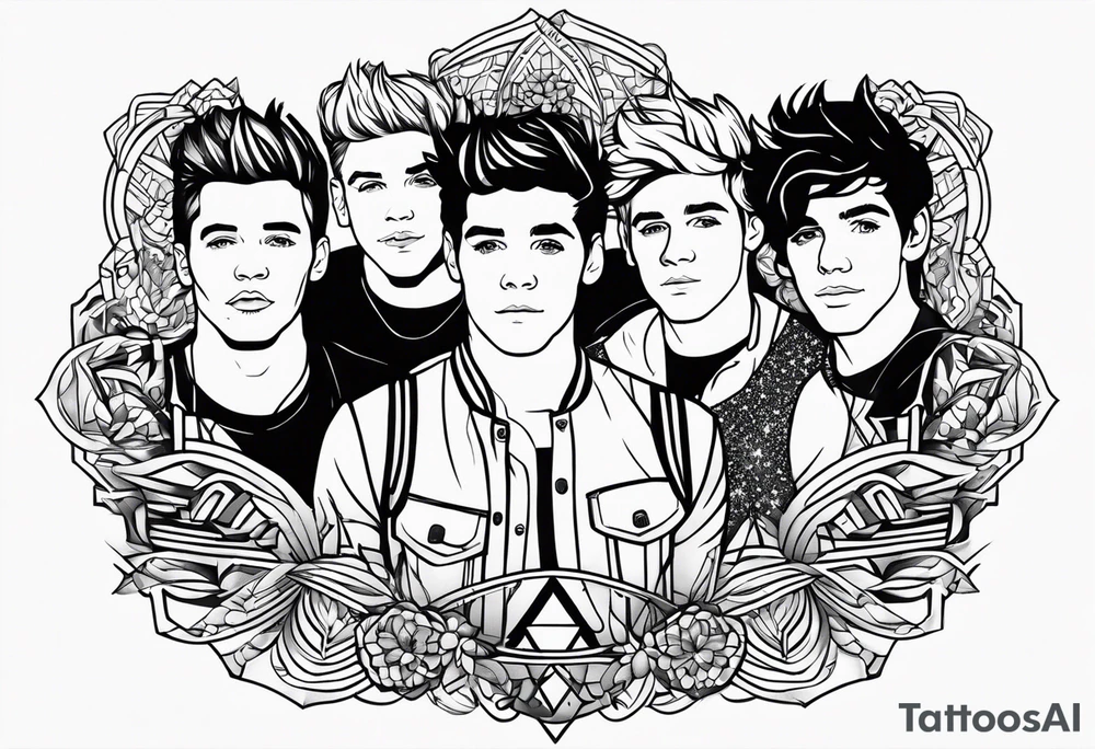 One direction the band tattoo idea