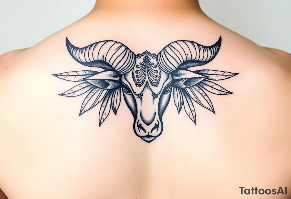 Taurus female tattoo idea