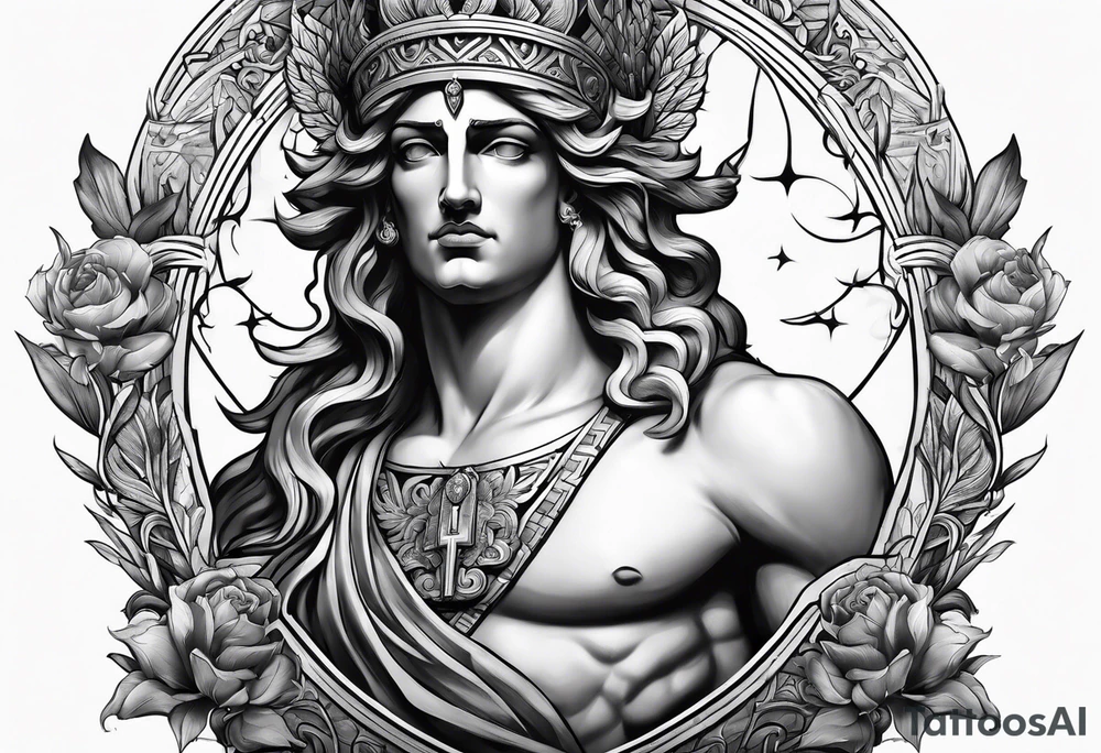 greek god tattoo idea