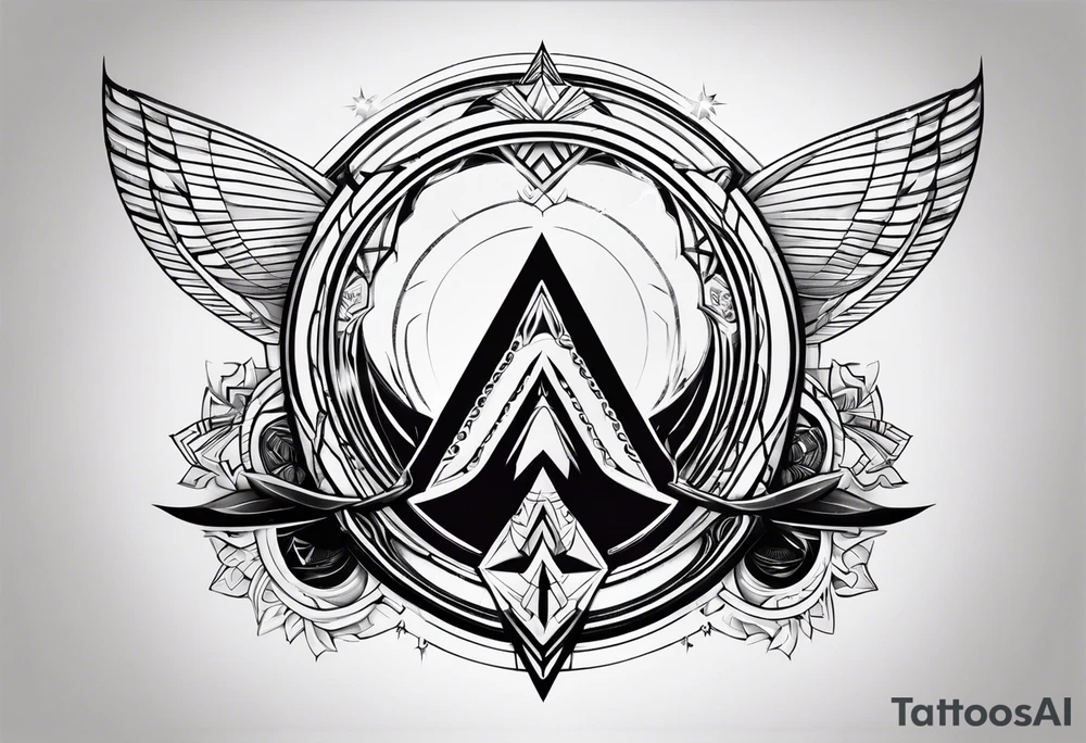 tomorrowland logo for 3 friendas tattoo idea