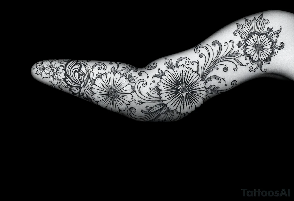 Дракон , тигр , самурай , инь янь , борьба добра и зла tattoo idea