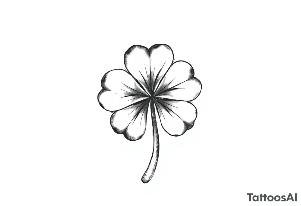 Irish clover tattoo idea