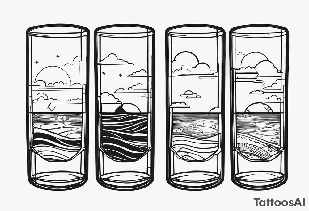 focus on glass half full tattoo idea