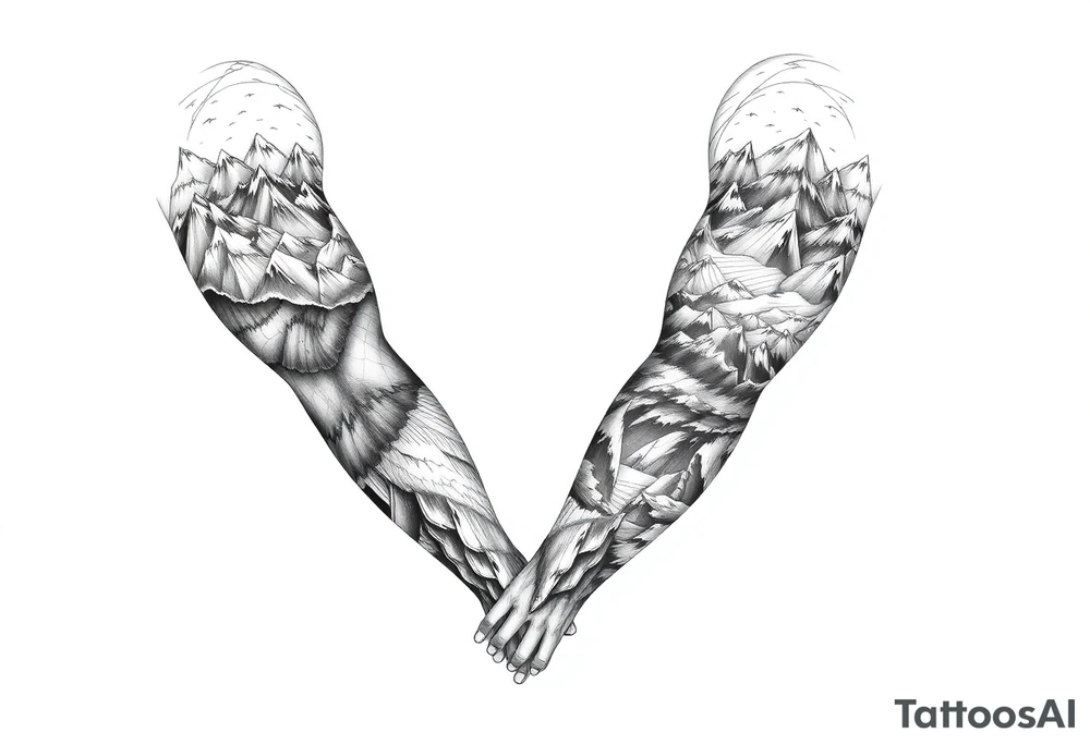 Masculin, country, mountains, wildlife, nature, racing , father of 4,
blue collar sleeve tattoo idea