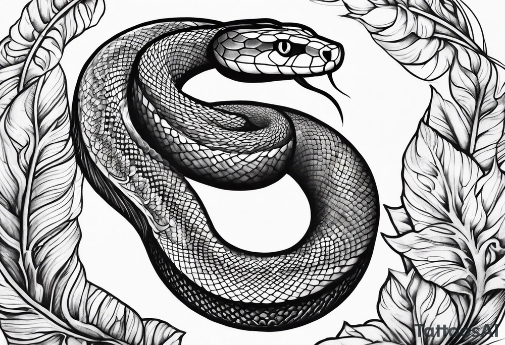 snake tattoo idea