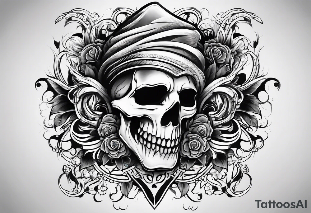 ghost face killer tattoo idea