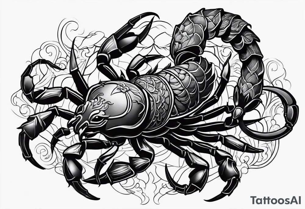 scorpion tattoo idea