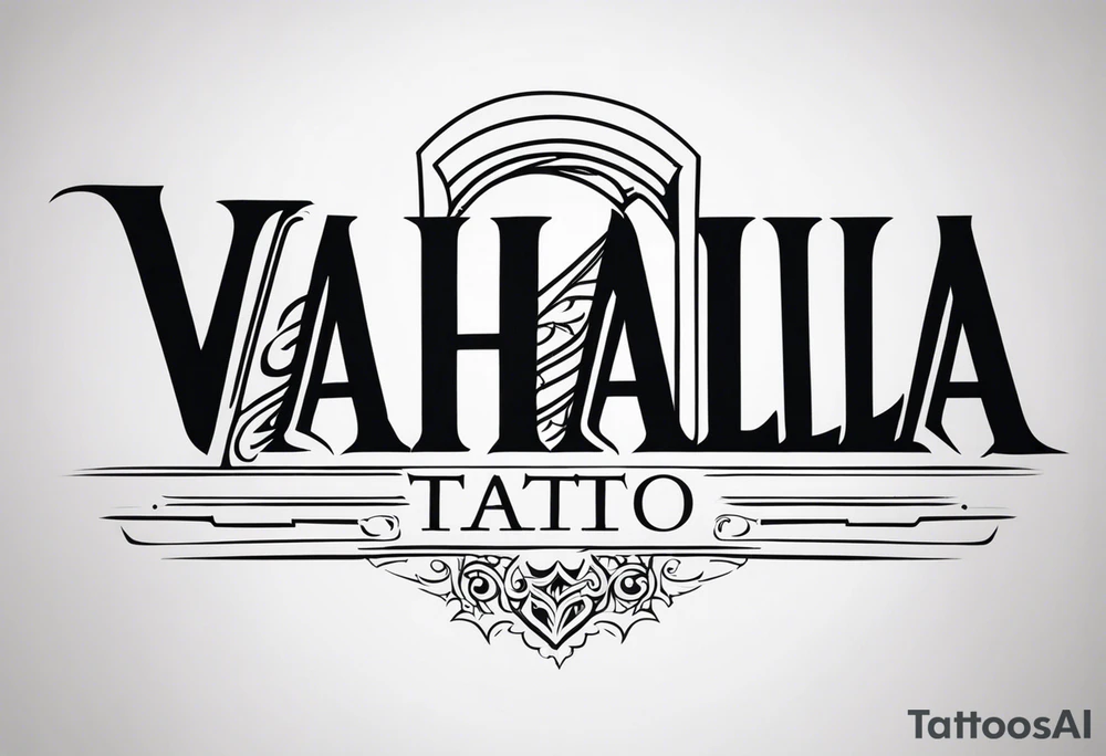 Valhalla tattoo idea
