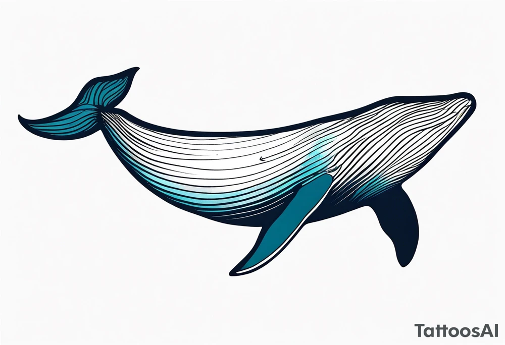 Humpback whale tattoo idea