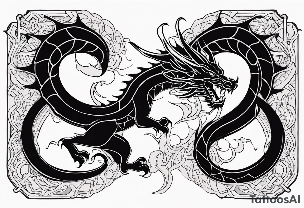 dragon tattoo idea