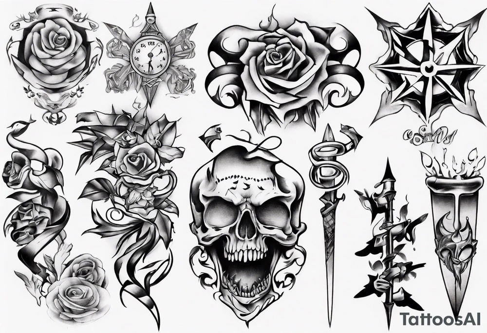 schwert tattoo idea