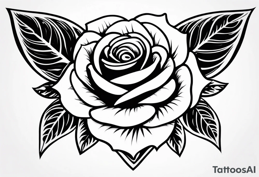Gangster rose's tattoo idea
