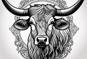 cybersigilism mean Longhorn with state of texas 
With “512” on top of the head tattoo idea
