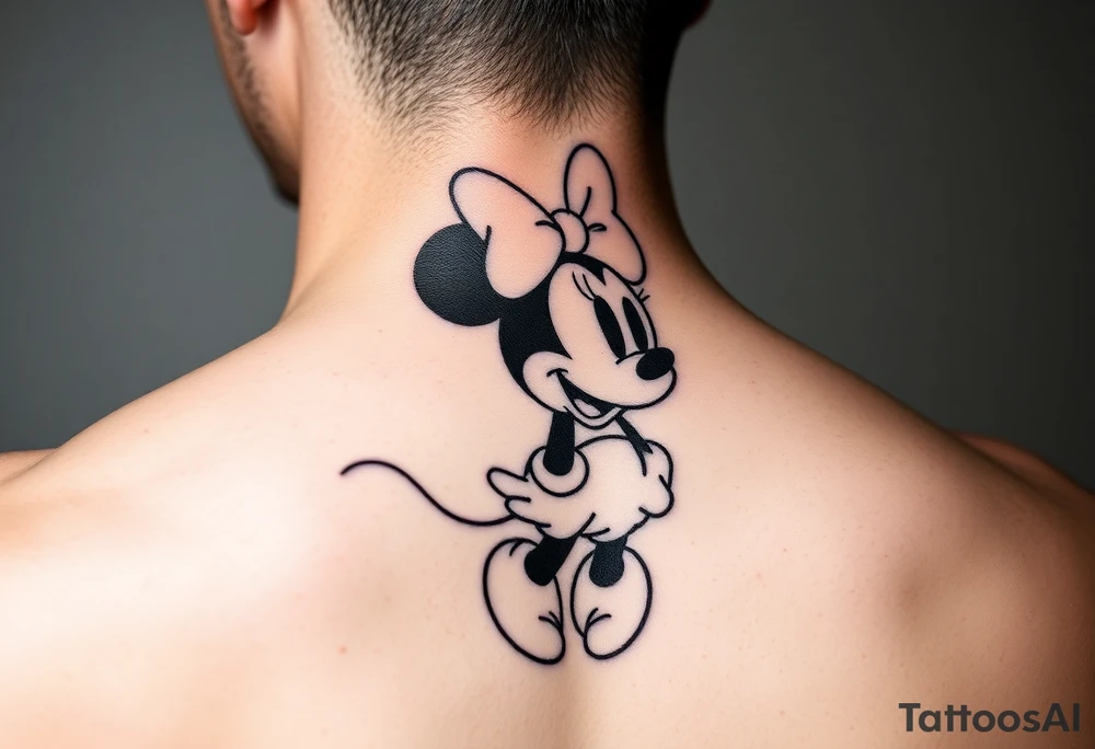 Minnie Mouse tattoo idea