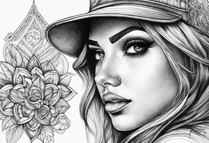 Letters tattoo idea