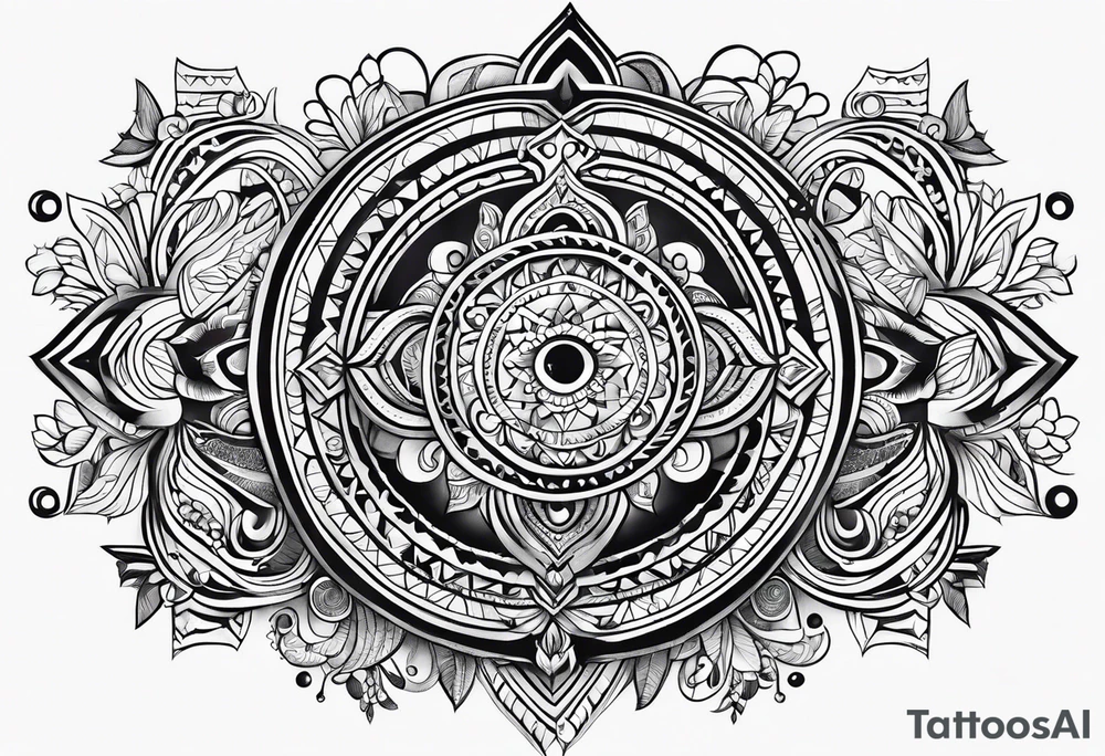 Pachamama simple tattoo idea