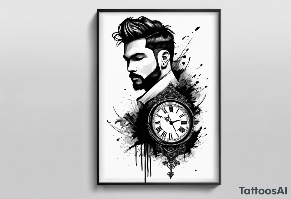 Écriture : no need to run after the time tattoo idea