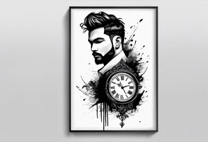 Écriture : no need to run after the time tattoo idea