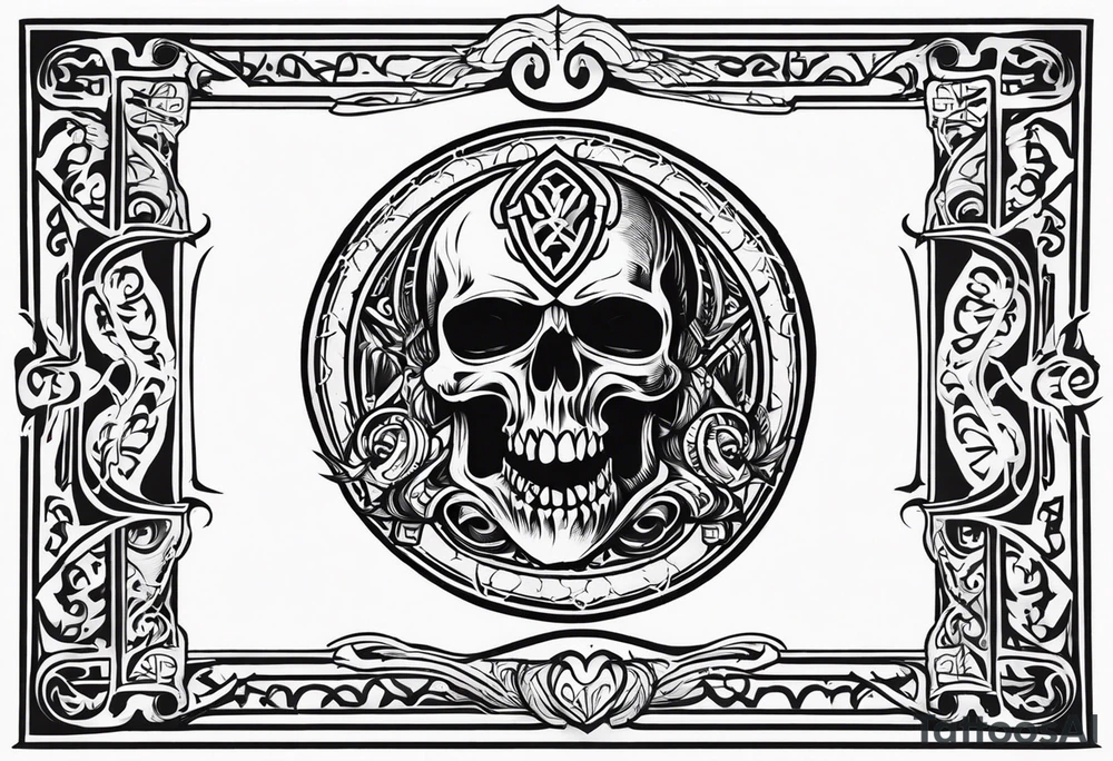 Valhalla death prayer tattoo idea