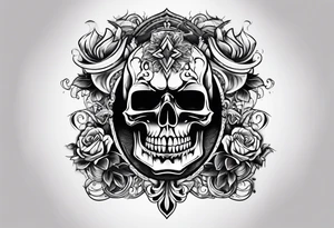 the name rocker tattoo idea