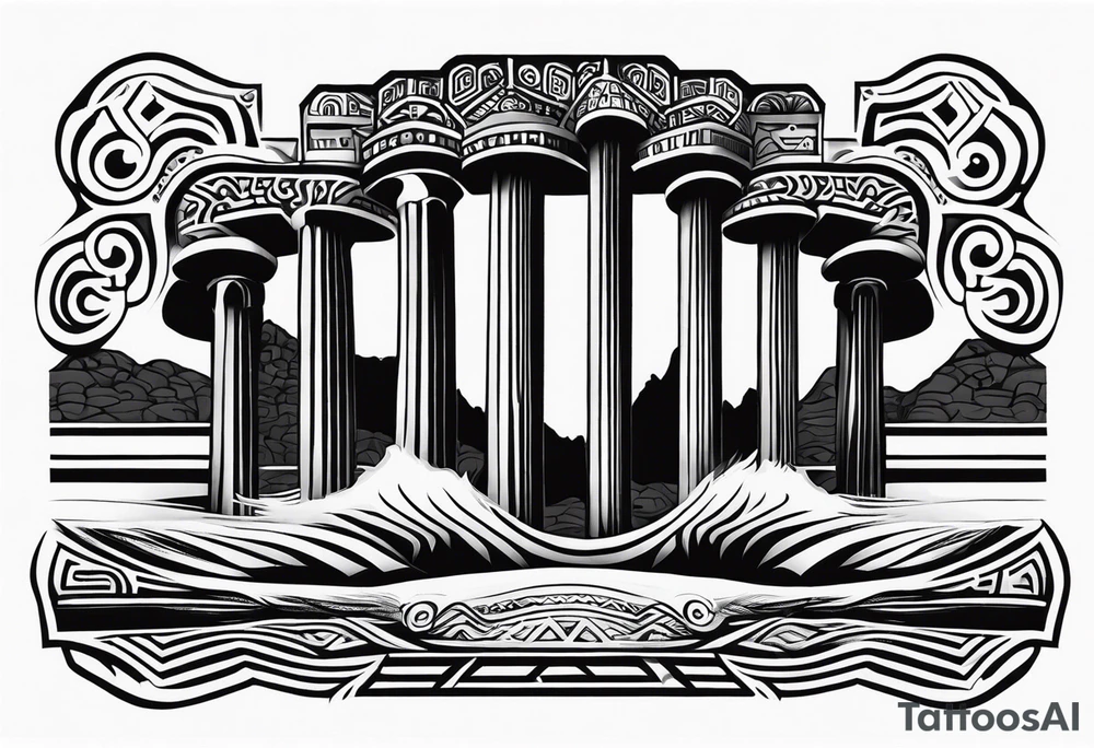 Croatian tribal 
Giants Causeway 
Maori tattoo idea