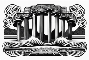 Croatian tribal 
Giants Causeway 
Maori tattoo idea