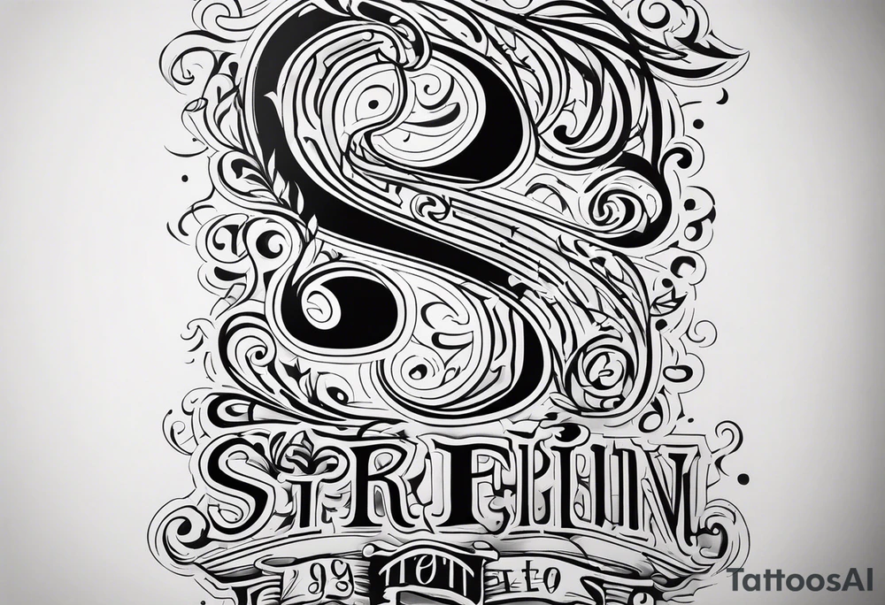 S @ P tattoo idea