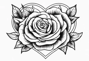 Schwarzes Herz, Stacheldraht, Leuchtturm zwei Rosen mum and dad tattoo idea