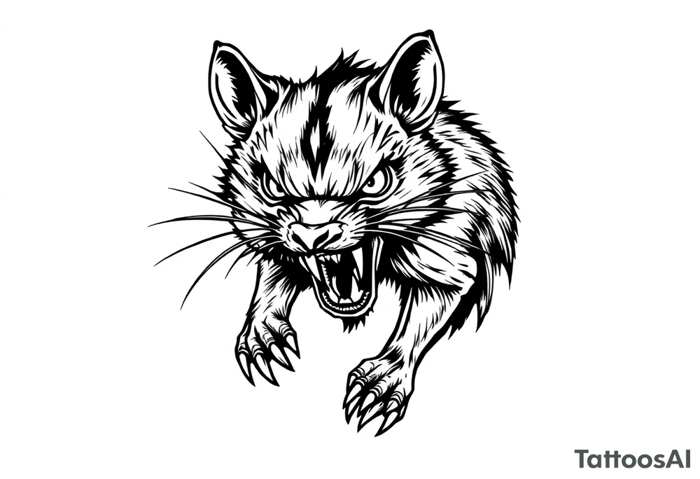 Ratatosk, but dangerous tattoo idea