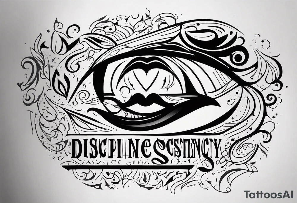 discipline and consistency with a face tattoo idea