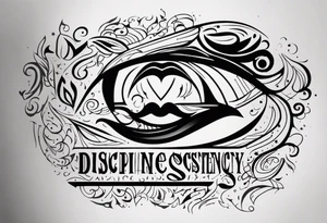 discipline and consistency with a face tattoo idea