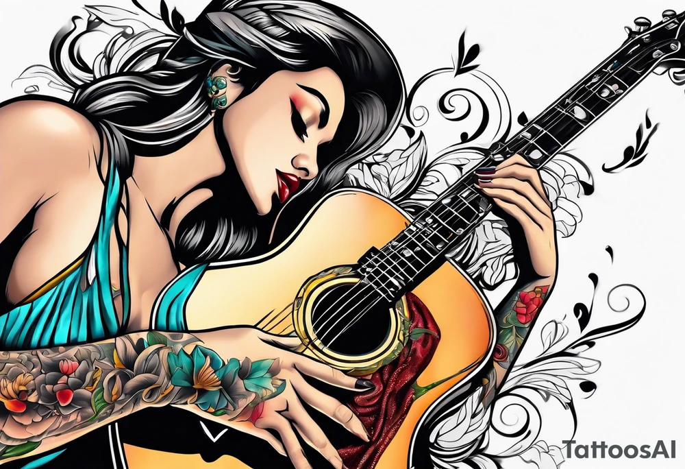 Music tattoo idea