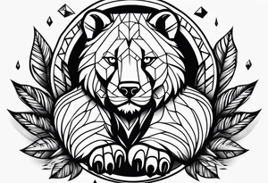 Cub paw tattoo idea