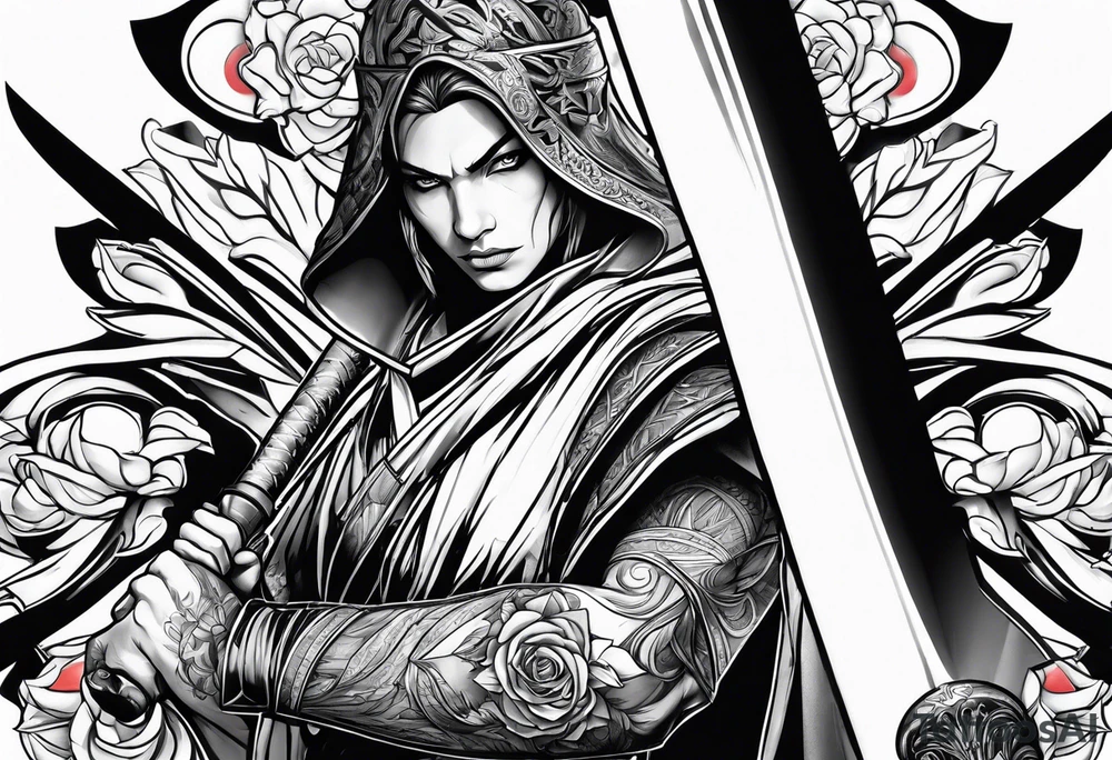 Jedi fighting tattoo idea