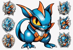 Swampert pokemon tattoo idea