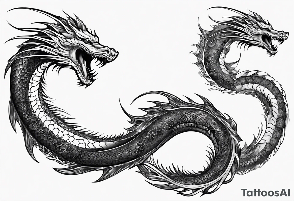 Leviathan serpent tattoo idea