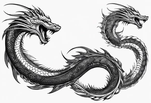 Leviathan serpent tattoo idea