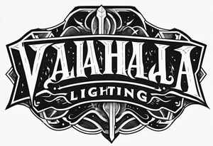 Valhalla lightning tattoo idea
