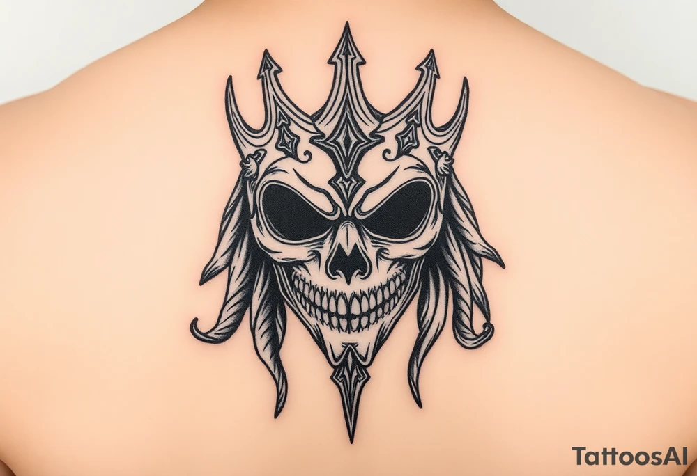 The king in yellow's pallid mask tattoo idea